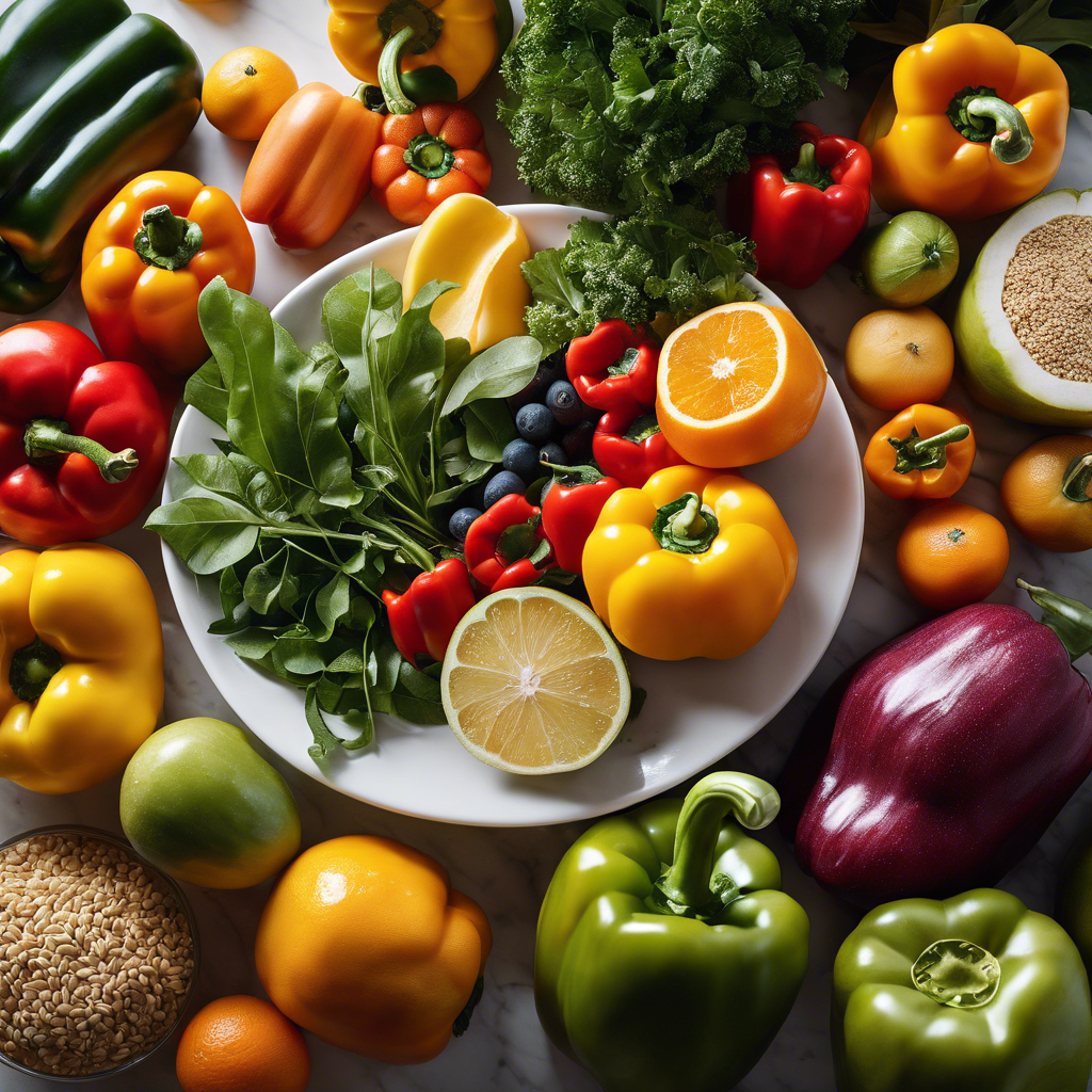 A nourishing, vibrant scene showcasing the beauty and wellness potential of natural, unprocessed foods, inviting readers to embrace a healthier lifestyle.